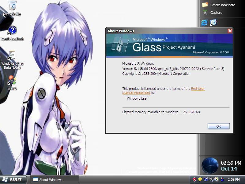 Rei Ayanami wallpaper with Winver